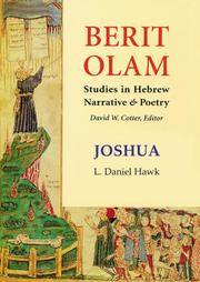 Cover of: Joshua: Berit Olam, Studies in Hebrew Narrative & Poetry (Berit Olam Series)