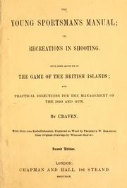 Cover of: The young sportsman's manual