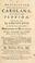 Cover of: A description of the English province of Carolana, by the Spaniards call'd Florida, and by the French La Louisiane