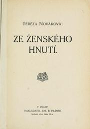 Cover of: Ze enského hnutí. by Teréza Nováková