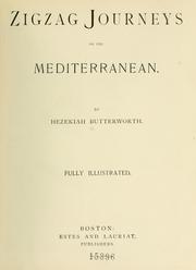 Cover of: Zigzag journeys on the Mediterranean.