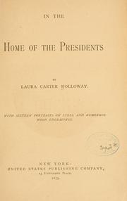 Cover of: In the home of the presidents