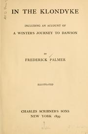 Cover of: In the Klondyke by Palmer, Frederick