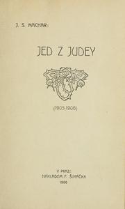 Cover of: Jed z judey by Josef Svatopluk Machar
