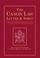 Cover of: The Canon Law: Letter & Spirit 