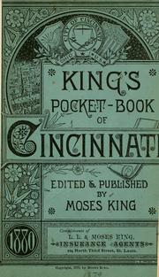 Cover of: King's pocket-book of Cincinnati by Moses King