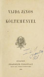 Cover of: Költeményei