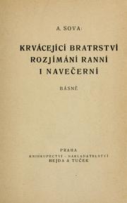 Krvácející bratrství by Antonín Sova