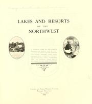 Cover of: Lakes and resorts of the northwest