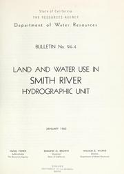Land and water use in Smith River hydrographic unit by California. Dept. of Water Resources.
