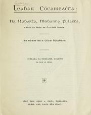 Cover of: Leabhar cócaireachta by Sisters of Mercy (Callan, Ireland)