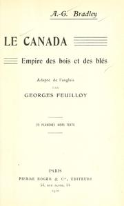 Cover of: Canada, empire des bois et des blés