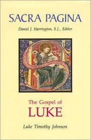 Cover of: The Gospel of Luke by Luke Timothy Johnson