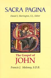Cover of: The Gospel of John by Francis J. Moloney