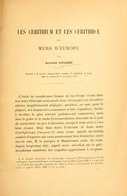 Cover of: cerithium et les cerithidae des mers d'Europe