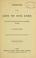 Cover of: Lessons on the life of our Lord.