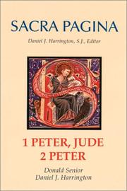 Cover of: 1 Peter, Jude 2 Peter (Sacra Pagina Series)