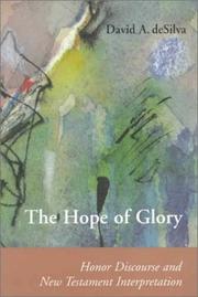 The hope  of glory by David Arthur DeSilva