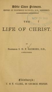 Cover of: life of Christ