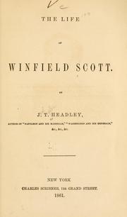 Cover of: The life of Winfield Scott