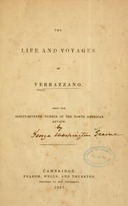 Cover of: The life and voyages of Verrazzano ...