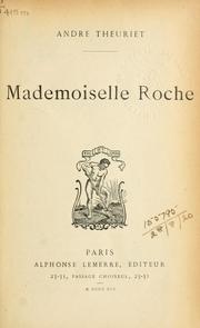 Cover of: Mademoiselle Roche.