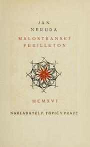 Cover of: Malostranský feuilleton.