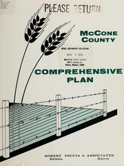 Cover of: McCone County comprehensive plan: implementation