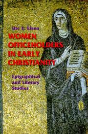 Cover of: Women Officeholders in Early Christianity: Epigraphical and Literary Studies (Theology)
