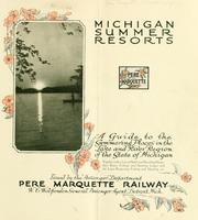 Cover of: Michigan summer resorts ... by Pere Marquette railway company