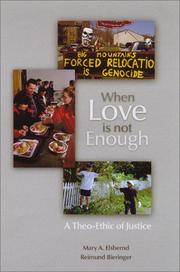 Cover of: When Love Is Not Enough: A Theo-Ethic of Justice (Theology)