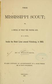 Cover of: Mississippi scout | Solomon Woolworth