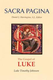Cover of: The Gospel of Luke by Luke Timothy Johnson