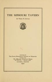 Cover of: The Missouri tavern