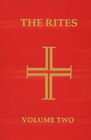 Cover of: Rites of the Catholic Church (Rites of the Catholic Church, Vol. 2)