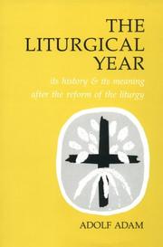 Cover of: The Liturgical Year | Adolf Adam