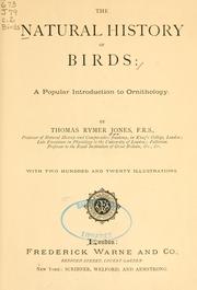 Cover of: The natural history of birds: a popular introduction to ornithology