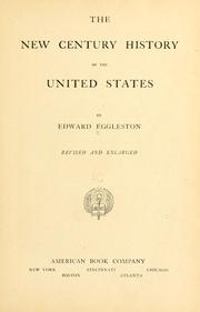 Cover of: The new century history of the United States