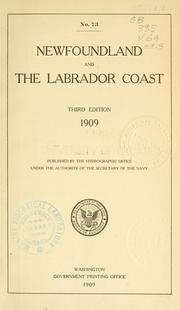 Cover of: Newfoundland and the Labrador coast, 1909.