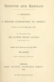 Cover of: Nineveh and Babylon by Austen Henry Layard