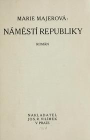 Cover of: Námstí republiky: román.