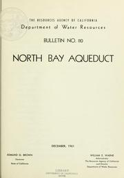 Cover of: North Bay aqueduct.