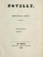 Cover of: Novelly od Hermenegilda Jireka. by Jireek von Samokov, Hermenegild, Ritter