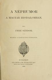 Cover of: néphumor a magyar irodalomban.