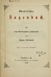 Cover of: Oberhessisches Sagenbuch by Theodor Bindewald