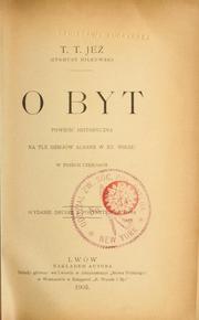 Cover of: O byt: powie historyczna na tle dziejów Albanii XV w.