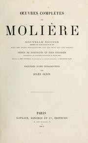 Oeuvres comple  tes by Molière