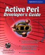 Cover of: ActivePerl developer's guide