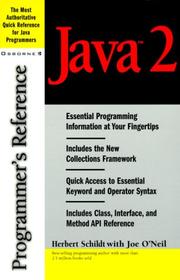 Cover of: Java 2 Programmer's Reference by Herbert Schildt, Joe O'Neil