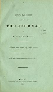 Cover of: Outlines illustrative of The journal of F****** A*** K***** [Frances Anne Kemble] by David Claypoole Johnston